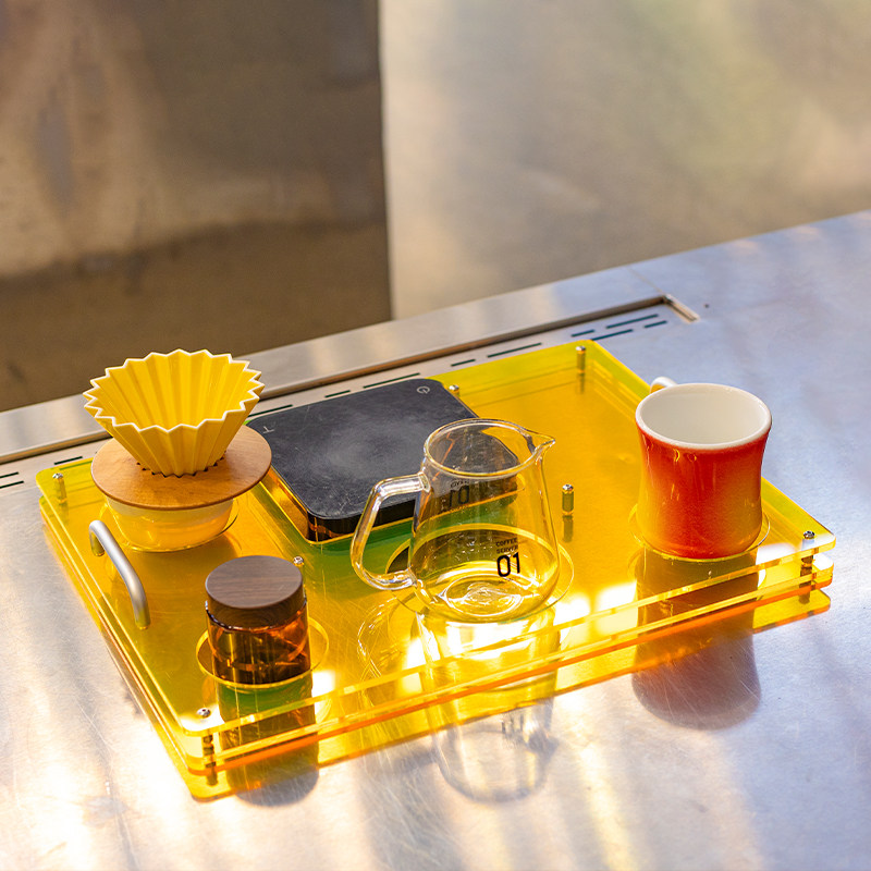 Coffee Equipment And Supplies - Acrylic coffee tray, used to store