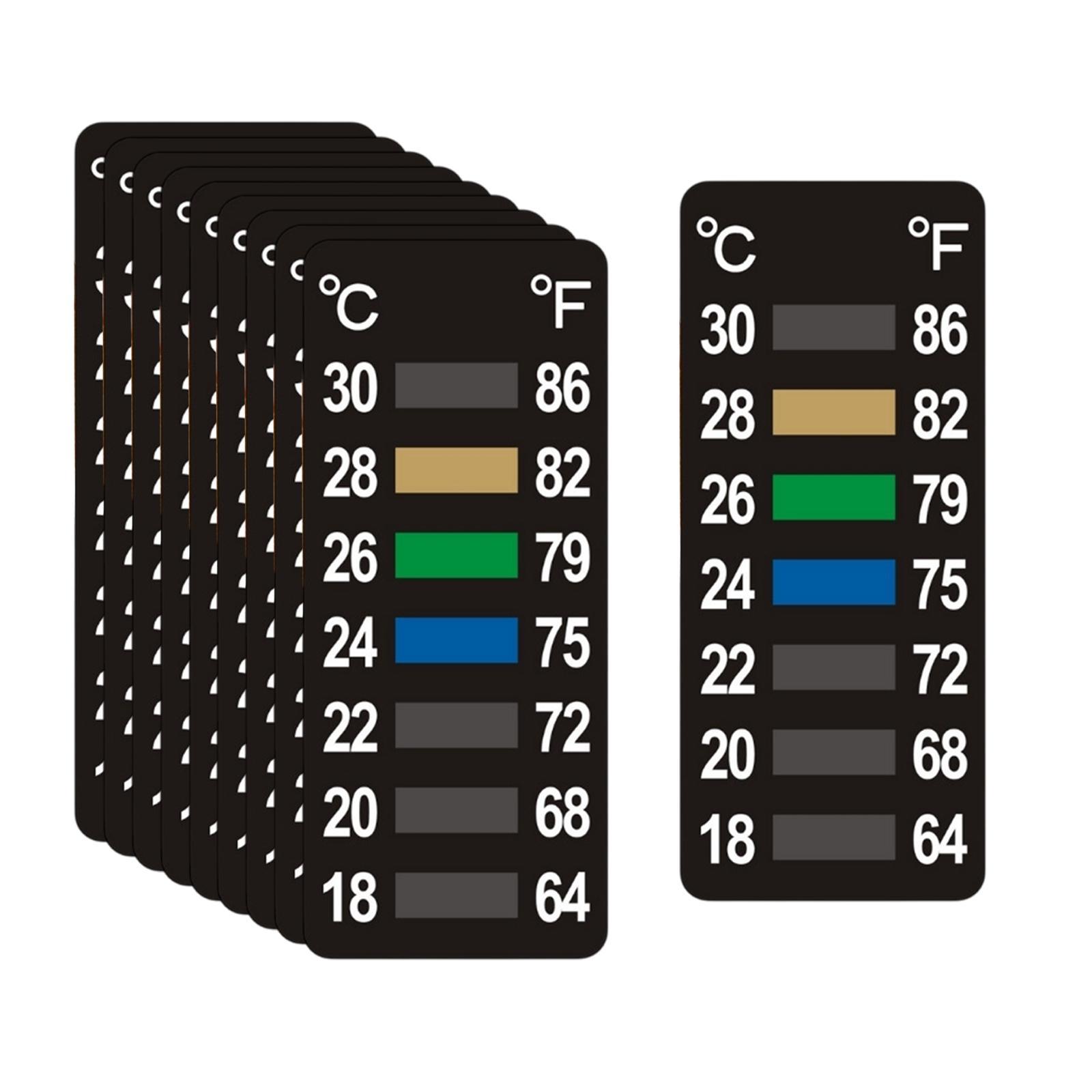 10Pcs Temperature Strips Tempe - Temperature Strip Thermometer review and price