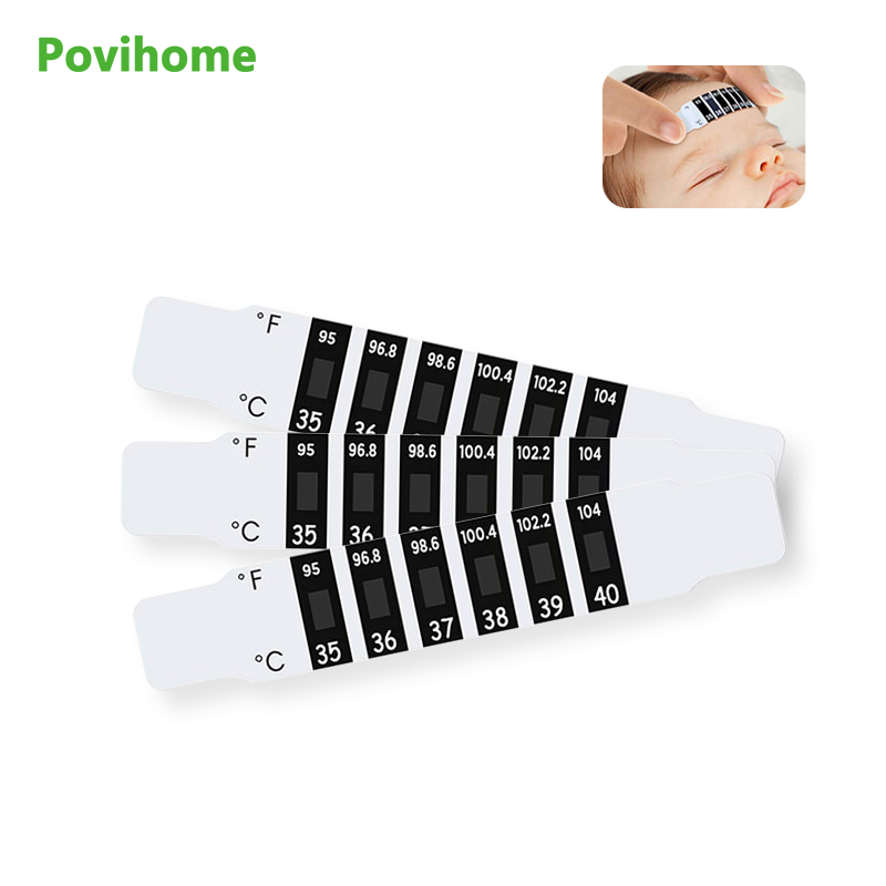 5pcs Child Forehead Temperatur - Temperature Strip Thermometer review and price