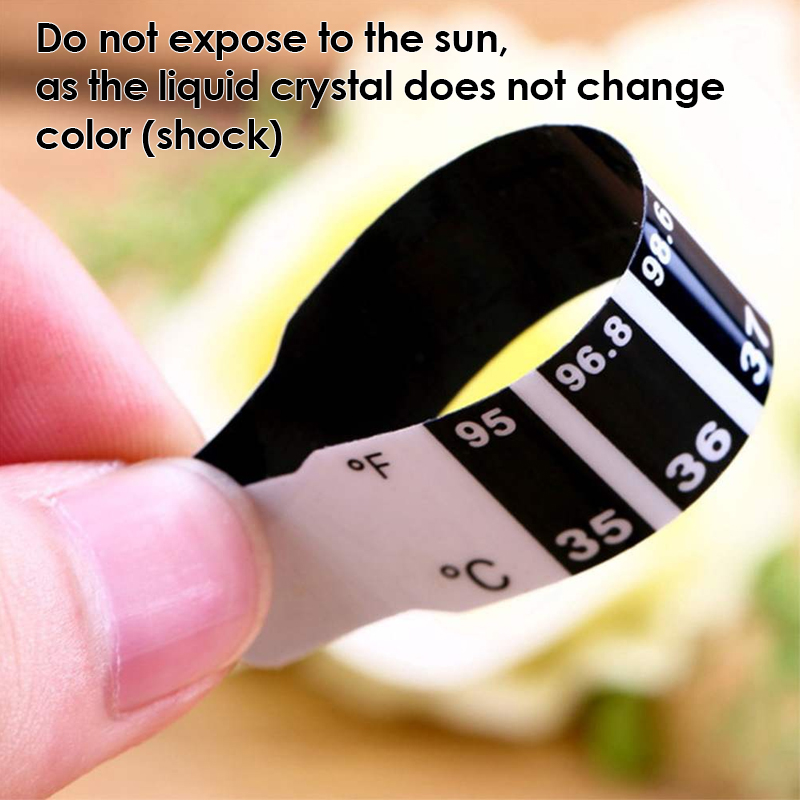 5pcs Child Forehead Temperatur - Temperature Strip Thermometer review and price