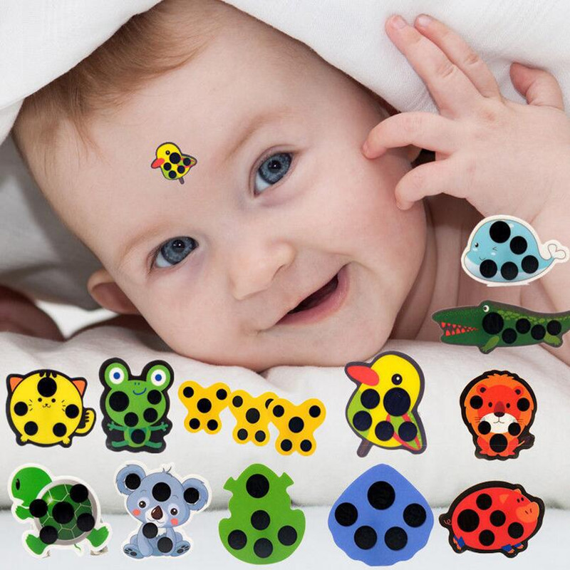 5pcs Baby Cute Cartoon Animal  - Temperature Strip Thermometer review and price