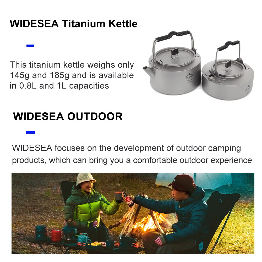 Widesea Camping Titanium Kettl - Coffee Equipment And Supplies review and price