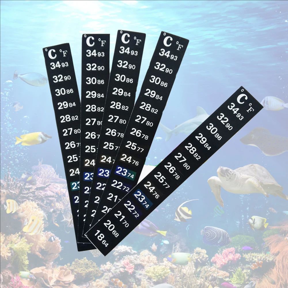 5Pcs/10Pcs Aquarium Fish Tank  - Temperature Strip Thermometer review and price