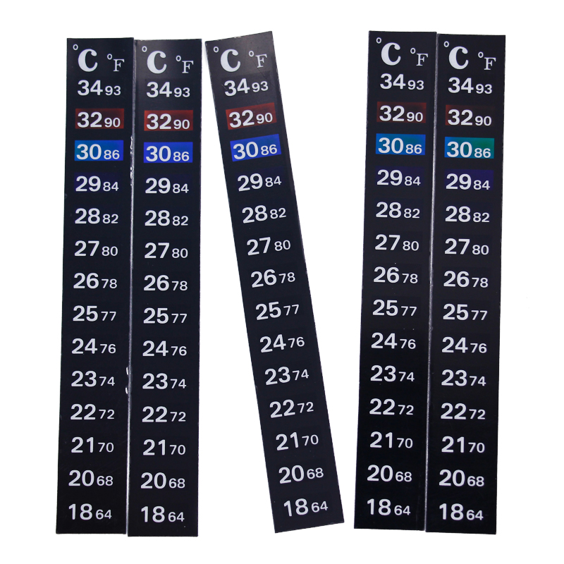 1/2/3/5pcs/lot Change Color Th - Temperature Strip Thermometer review and price