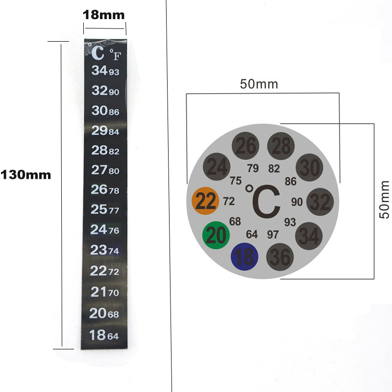 1pcs 2pcs Aquarium Fish Tank S - Temperature Strip Thermometer review and price