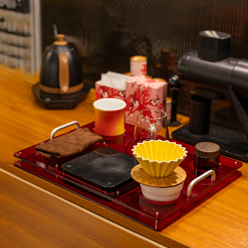 Acrylic coffee tray, used to s - Coffee Equipment And Supplies review and price