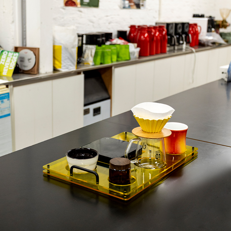 Acrylic coffee tray, used to s - Coffee Equipment And Supplies review and price