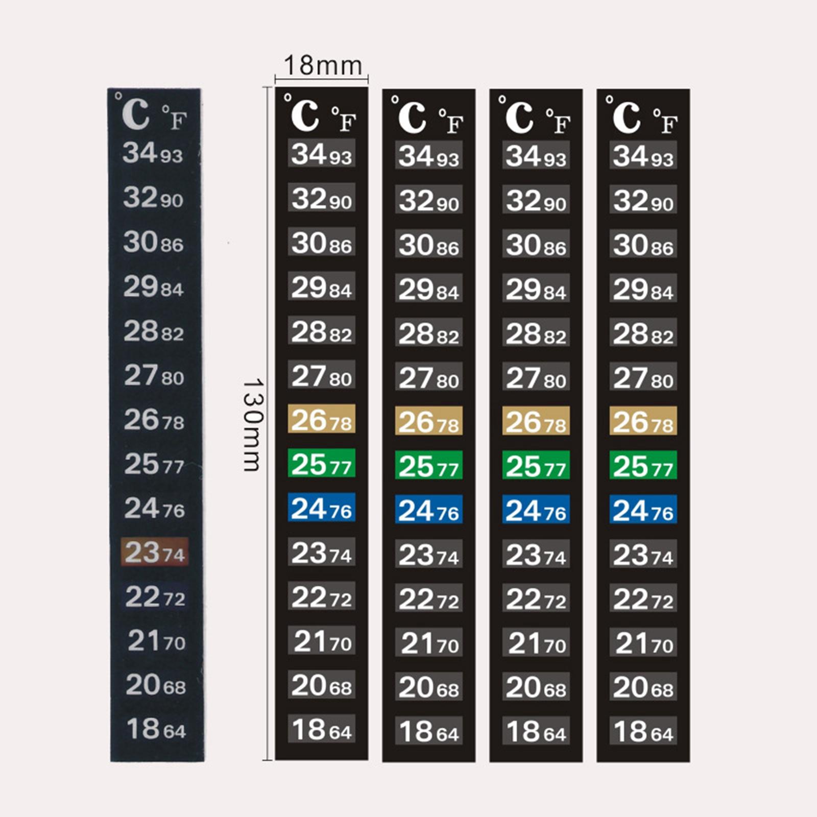 Aquarium Thermometer Strip Tem - Temperature Strip Thermometer review and price